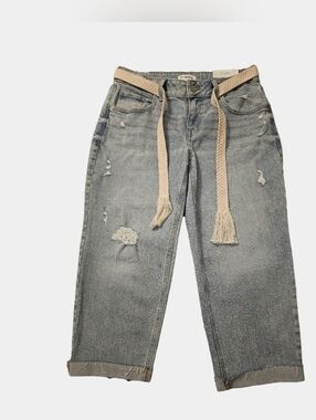 Maurices M Jeans Original Fit Cropped Light Wash Jeans Size 6 NWT